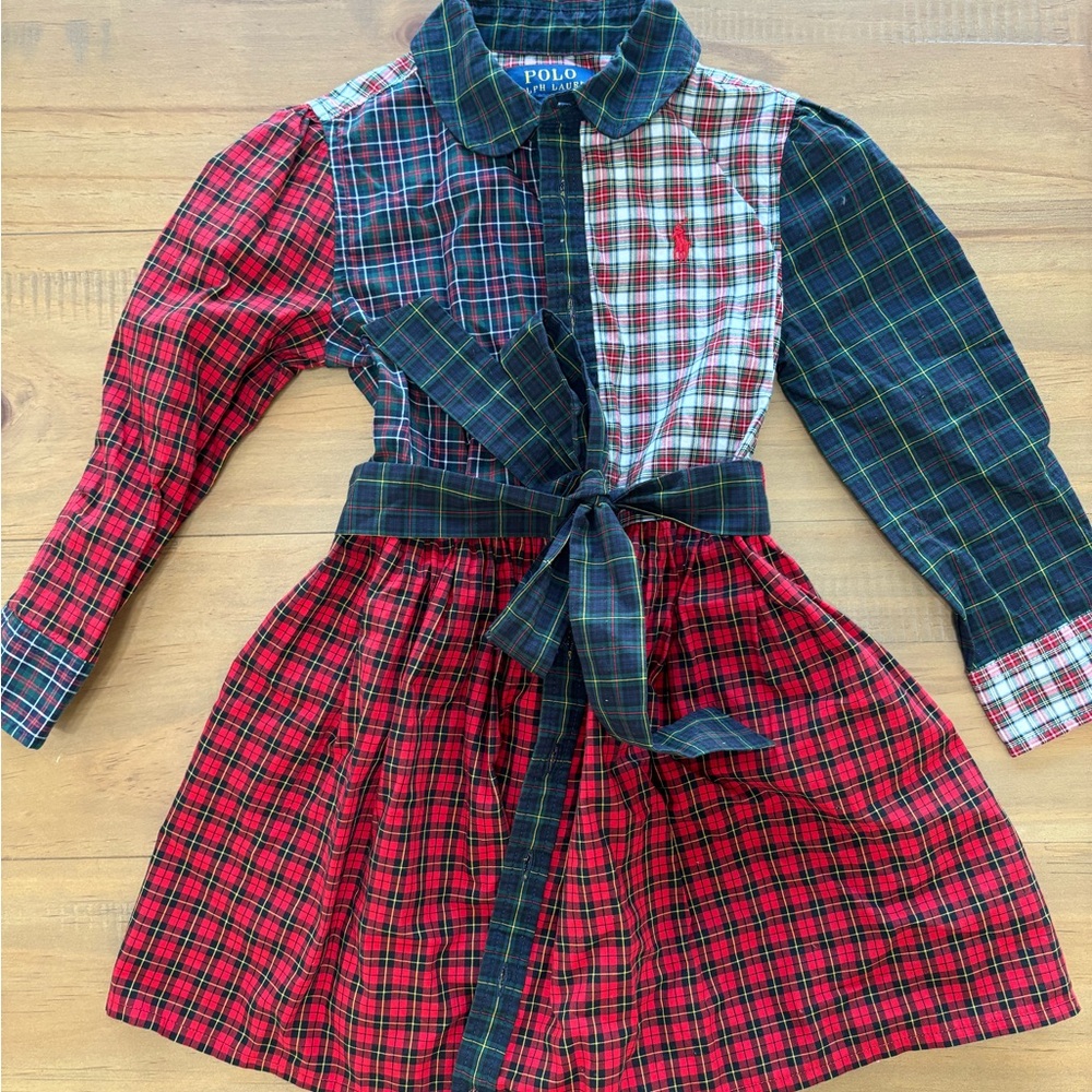 Polo Ralph Lauren plaid toddler dress